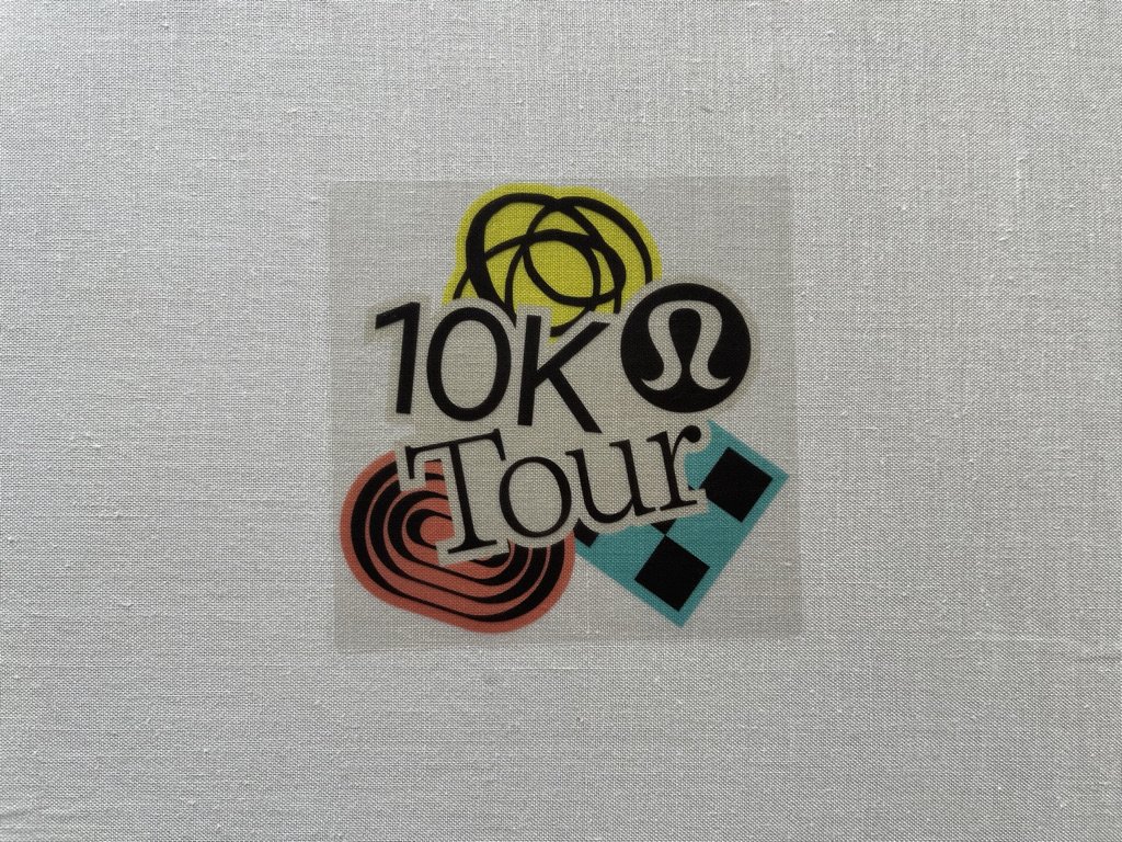 Clear square compostable sticker label 
