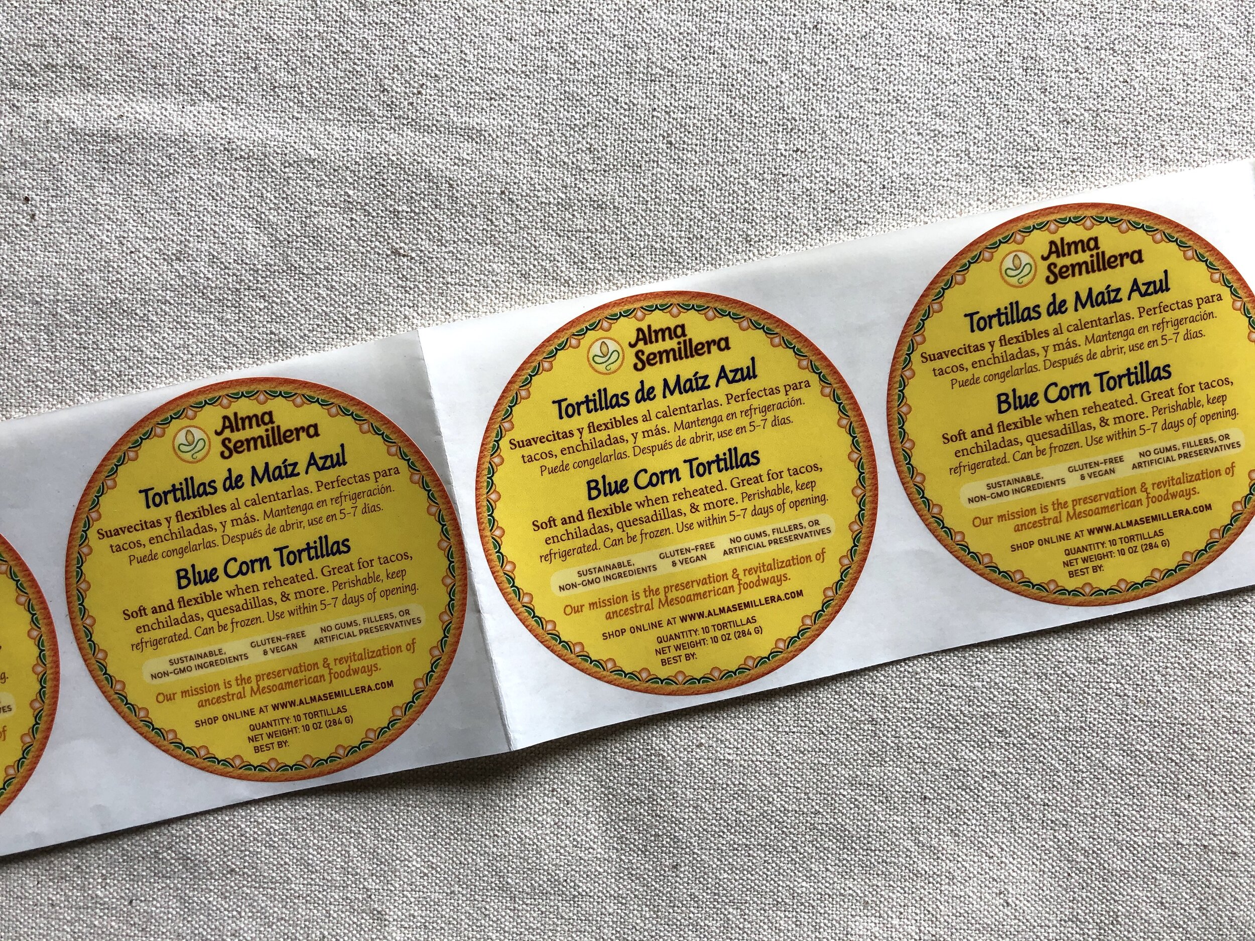 Freezer Sticker Labels