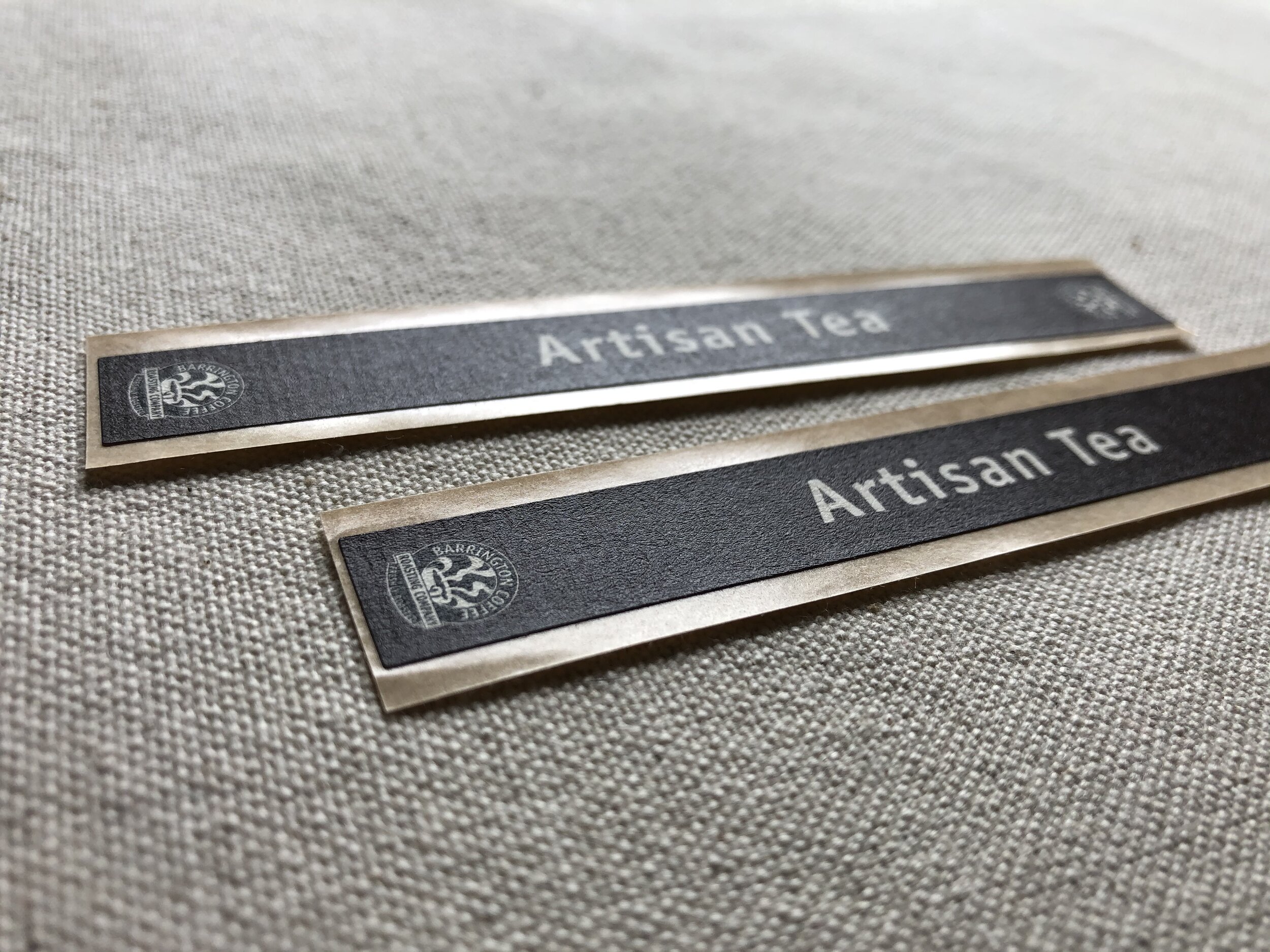 Tea Packaging Labeling for Paper Containers